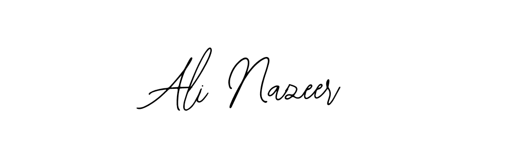 It looks lik you need a new signature style for name Ali Nazeer. Design unique handwritten (Bearetta-2O07w) signature with our free signature maker in just a few clicks. Ali Nazeer signature style 12 images and pictures png