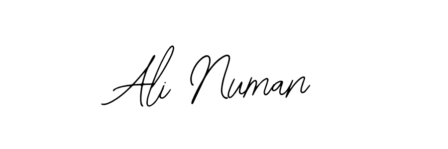 Bearetta-2O07w is a professional signature style that is perfect for those who want to add a touch of class to their signature. It is also a great choice for those who want to make their signature more unique. Get Ali Numan name to fancy signature for free. Ali Numan signature style 12 images and pictures png