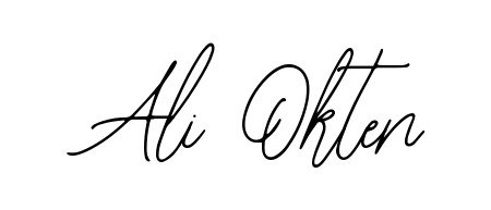 A classic penmanship look for Ali Okten. The Bearetta-2O07w font brings timeless elegance and confidence to every signed document. Ali Okten signature style 12 images and pictures png
