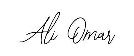 The Bearetta-2O07w signature style provides a bold statement for name Ali Omar. Designed for business owners, executives, and leaders. Ali Omar signature style 12 images and pictures png