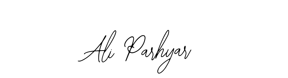 Design your own signature with our free online signature maker. With this signature software, you can create a handwritten (Bearetta-2O07w) signature for name Ali Parhyar. Ali Parhyar signature style 12 images and pictures png