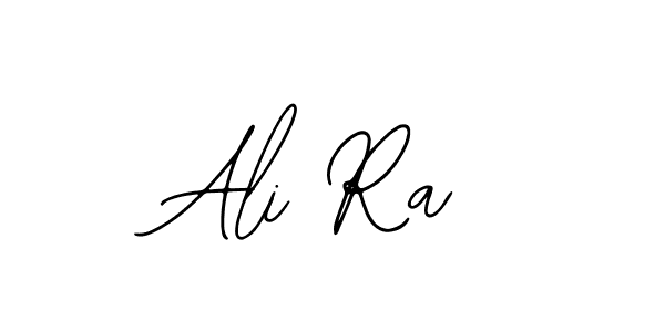 How to make Ali Ra name signature. Use Bearetta-2O07w style for creating short signs online. This is the latest handwritten sign. Ali Ra signature style 12 images and pictures png