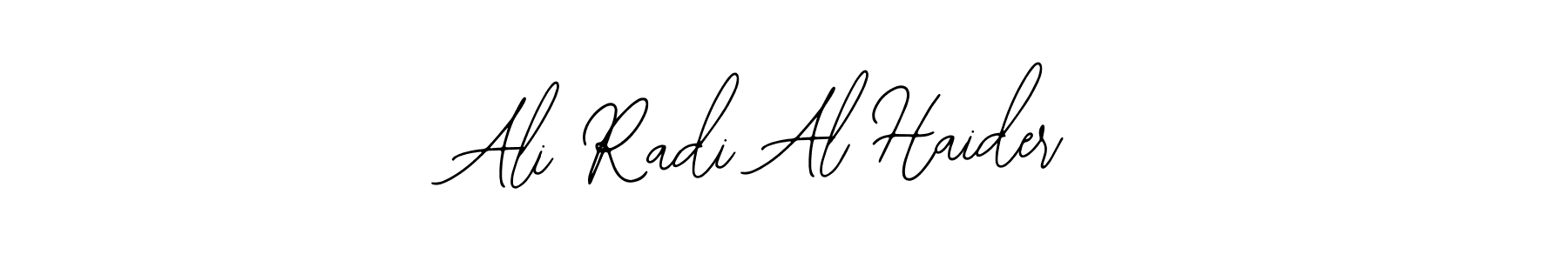 Ali Radi Al Haider stylish signature style. Best Handwritten Sign (Bearetta-2O07w) for my name. Handwritten Signature Collection Ideas for my name Ali Radi Al Haider. Ali Radi Al Haider signature style 12 images and pictures png