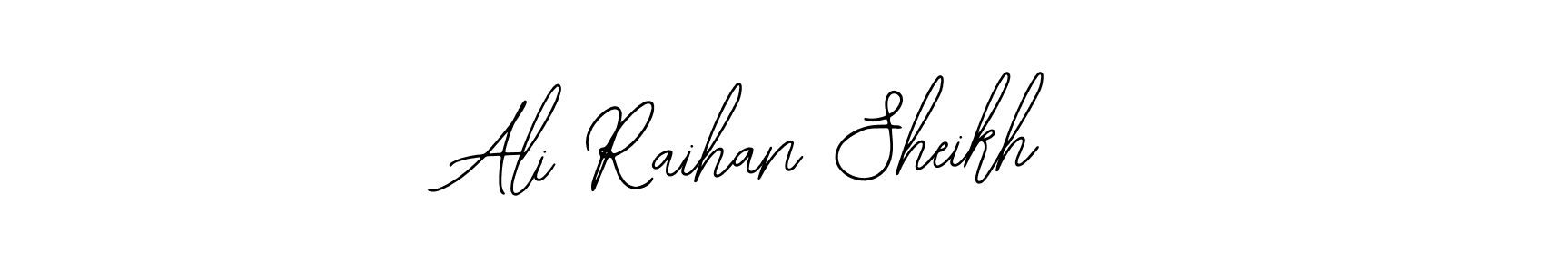 Use a signature maker to create a handwritten signature online. With this signature software, you can design (Bearetta-2O07w) your own signature for name Ali Raihan Sheikh. Ali Raihan Sheikh signature style 12 images and pictures png