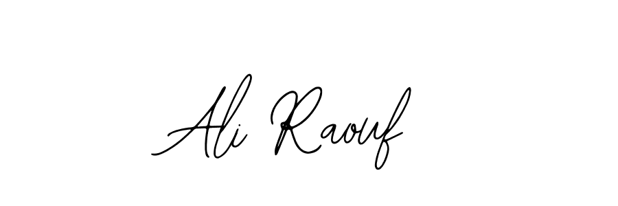 Also You can easily find your signature by using the search form. We will create Ali Raouf name handwritten signature images for you free of cost using Bearetta-2O07w sign style. Ali Raouf signature style 12 images and pictures png