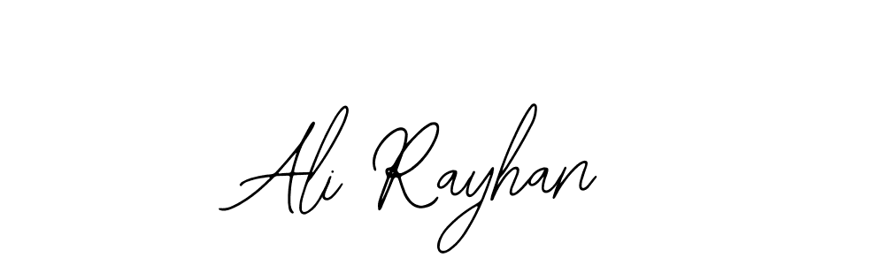 How to make Ali Rayhan name signature. Use Bearetta-2O07w style for creating short signs online. This is the latest handwritten sign. Ali Rayhan signature style 12 images and pictures png