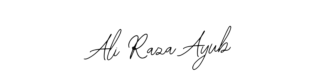 Use a signature maker to create a handwritten signature online. With this signature software, you can design (Bearetta-2O07w) your own signature for name Ali Raza Ayub. Ali Raza Ayub signature style 12 images and pictures png