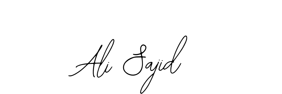 How to Draw Ali Sajid signature style? Bearetta-2O07w is a latest design signature styles for name Ali Sajid. Ali Sajid signature style 12 images and pictures png