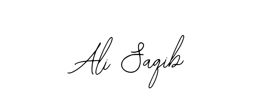 Design your own signature with our free online signature maker. With this signature software, you can create a handwritten (Bearetta-2O07w) signature for name Ali Saqib. Ali Saqib signature style 12 images and pictures png