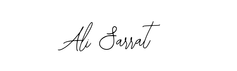 How to make Ali Sarrat name signature. Use Bearetta-2O07w style for creating short signs online. This is the latest handwritten sign. Ali Sarrat signature style 12 images and pictures png