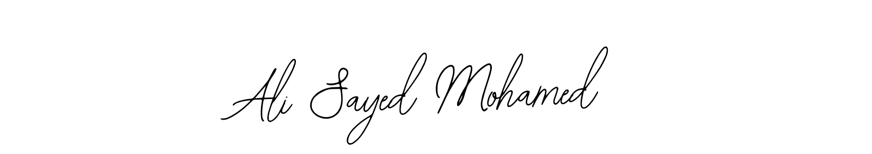 How to Draw Ali Sayed Mohamed signature style? Bearetta-2O07w is a latest design signature styles for name Ali Sayed Mohamed. Ali Sayed Mohamed signature style 12 images and pictures png