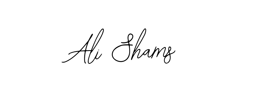 How to make Ali Shams signature? Bearetta-2O07w is a professional autograph style. Create handwritten signature for Ali Shams name. Ali Shams signature style 12 images and pictures png