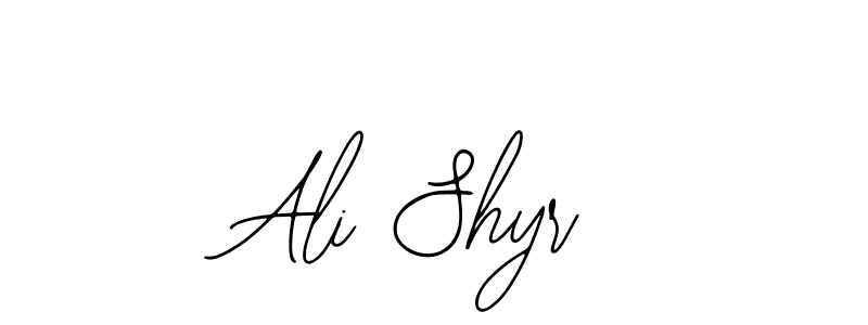 You can use this online signature creator to create a handwritten signature for the name Ali Shyr. This is the best online autograph maker. Ali Shyr signature style 12 images and pictures png