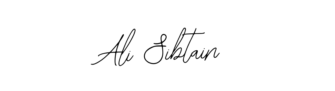 How to make Ali Sibtain signature? Bearetta-2O07w is a professional autograph style. Create handwritten signature for Ali Sibtain name. Ali Sibtain signature style 12 images and pictures png