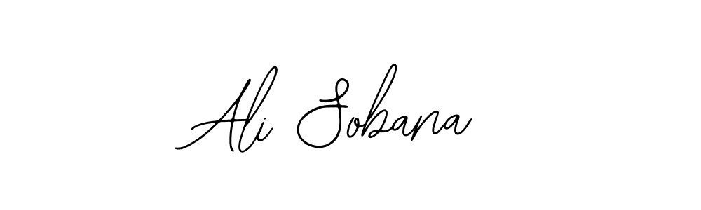 How to make Ali Sobana signature? Bearetta-2O07w is a professional autograph style. Create handwritten signature for Ali Sobana name. Ali Sobana signature style 12 images and pictures png