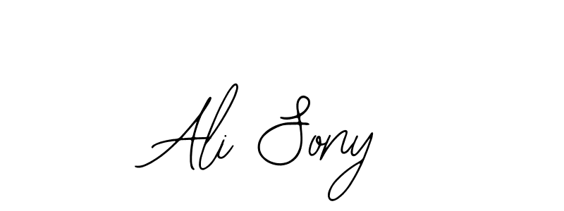 How to make Ali Sony signature? Bearetta-2O07w is a professional autograph style. Create handwritten signature for Ali Sony name. Ali Sony signature style 12 images and pictures png