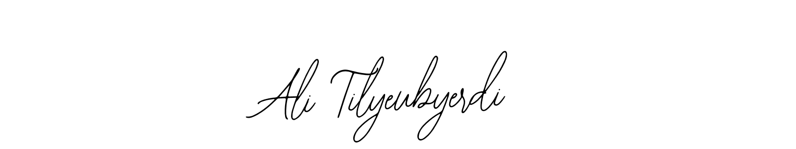 How to make Ali Tilyeubyerdi signature? Bearetta-2O07w is a professional autograph style. Create handwritten signature for Ali Tilyeubyerdi name. Ali Tilyeubyerdi signature style 12 images and pictures png