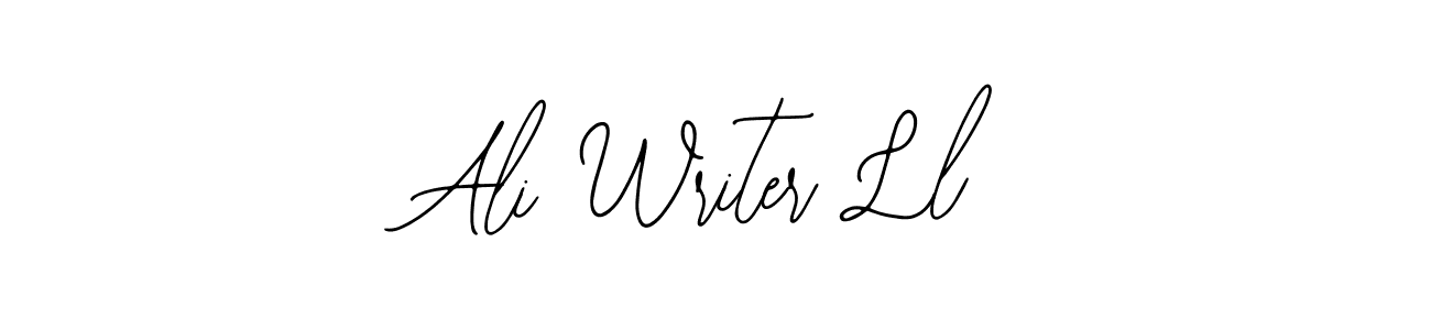 Use a signature maker to create a handwritten signature online. With this signature software, you can design (Bearetta-2O07w) your own signature for name Ali Writer Ll. Ali Writer Ll signature style 12 images and pictures png