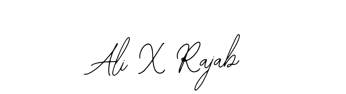 Make a beautiful signature design for name Ali X Rajab. With this signature (Bearetta-2O07w) style, you can create a handwritten signature for free. Ali X Rajab signature style 12 images and pictures png