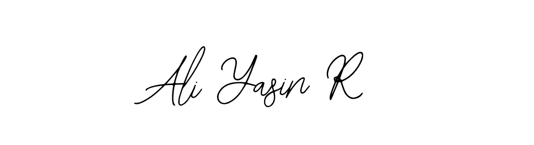 You should practise on your own different ways (Bearetta-2O07w) to write your name (Ali Yasin R) in signature. don't let someone else do it for you. Ali Yasin R signature style 12 images and pictures png