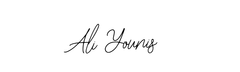 Design your own signature with our free online signature maker. With this signature software, you can create a handwritten (Bearetta-2O07w) signature for name Ali Younis. Ali Younis signature style 12 images and pictures png
