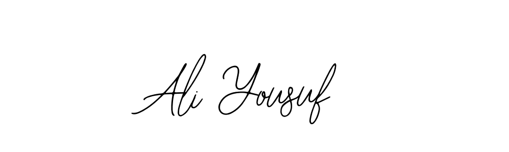 Also we have Ali Yousuf name is the best signature style. Create professional handwritten signature collection using Bearetta-2O07w autograph style. Ali Yousuf signature style 12 images and pictures png