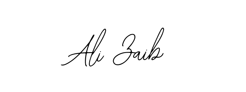 How to make Ali Zaib name signature. Use Bearetta-2O07w style for creating short signs online. This is the latest handwritten sign. Ali Zaib signature style 12 images and pictures png