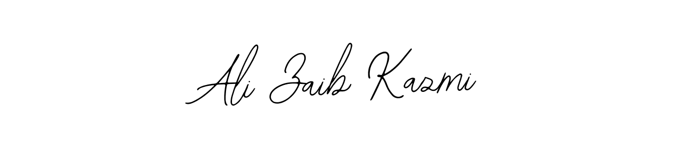 Bearetta-2O07w is a professional signature style that is perfect for those who want to add a touch of class to their signature. It is also a great choice for those who want to make their signature more unique. Get Ali Zaib Kazmi name to fancy signature for free. Ali Zaib Kazmi signature style 12 images and pictures png