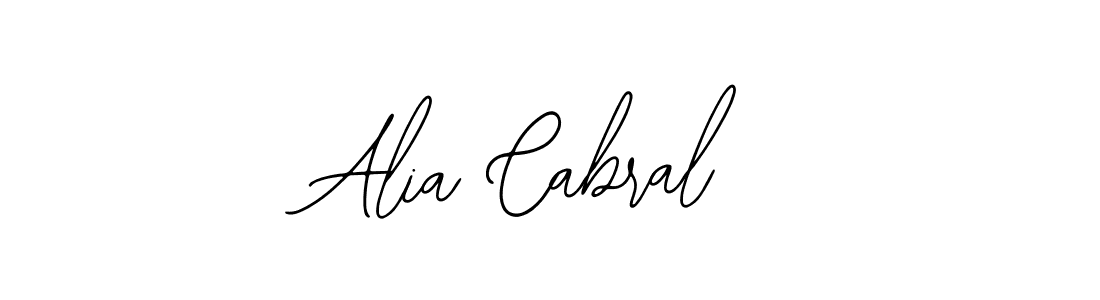 Alia Cabral stylish signature style. Best Handwritten Sign (Bearetta-2O07w) for my name. Handwritten Signature Collection Ideas for my name Alia Cabral. Alia Cabral signature style 12 images and pictures png