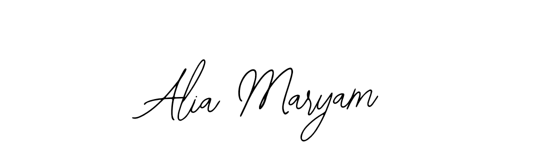 Make a short Alia Maryam signature style. Manage your documents anywhere anytime using Bearetta-2O07w. Create and add eSignatures, submit forms, share and send files easily. Alia Maryam signature style 12 images and pictures png