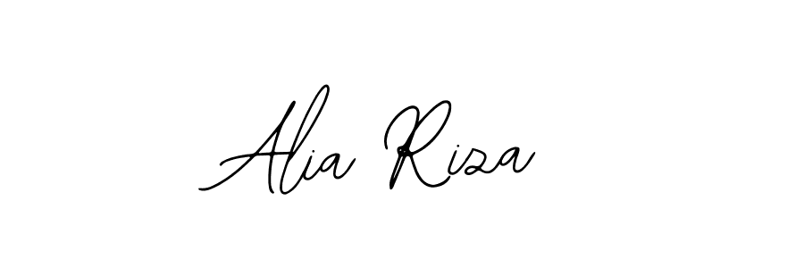 Bearetta-2O07w is a professional signature style that is perfect for those who want to add a touch of class to their signature. It is also a great choice for those who want to make their signature more unique. Get Alia Riza name to fancy signature for free. Alia Riza signature style 12 images and pictures png