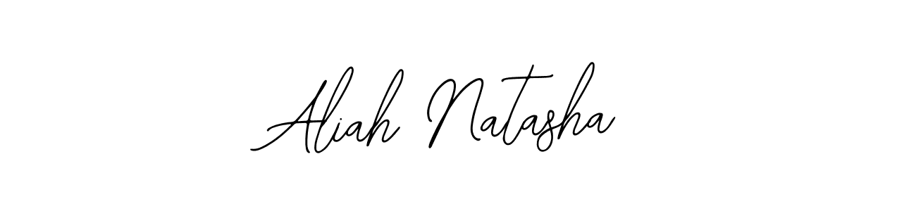 Create a beautiful signature design for name Aliah Natasha. With this signature (Bearetta-2O07w) fonts, you can make a handwritten signature for free. Aliah Natasha signature style 12 images and pictures png