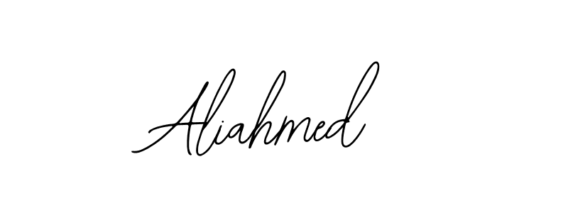 You should practise on your own different ways (Bearetta-2O07w) to write your name (Aliahmed) in signature. don't let someone else do it for you. Aliahmed signature style 12 images and pictures png