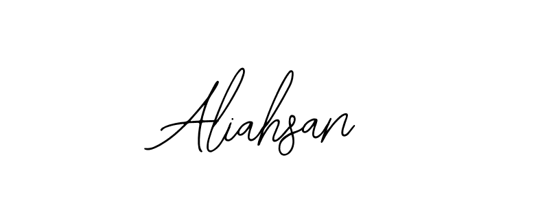 Make a short Aliahsan signature style. Manage your documents anywhere anytime using Bearetta-2O07w. Create and add eSignatures, submit forms, share and send files easily. Aliahsan signature style 12 images and pictures png