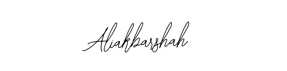 The best way (Bearetta-2O07w) to make a short signature is to pick only two or three words in your name. The name Aliakbarshah include a total of six letters. For converting this name. Aliakbarshah signature style 12 images and pictures png
