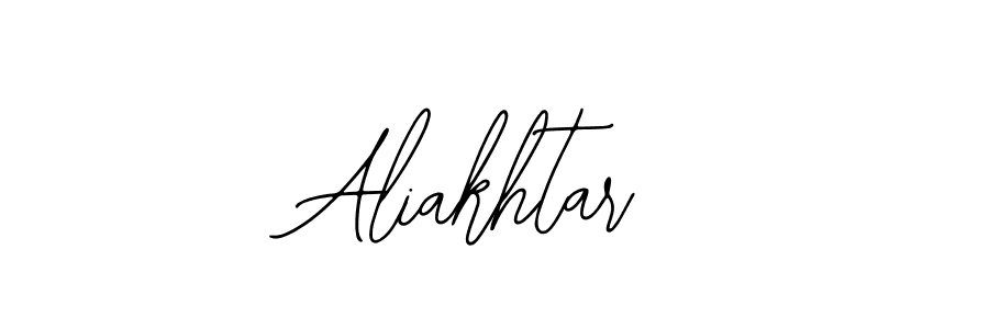 The best way (Bearetta-2O07w) to make a short signature is to pick only two or three words in your name. The name Aliakhtar include a total of six letters. For converting this name. Aliakhtar signature style 12 images and pictures png