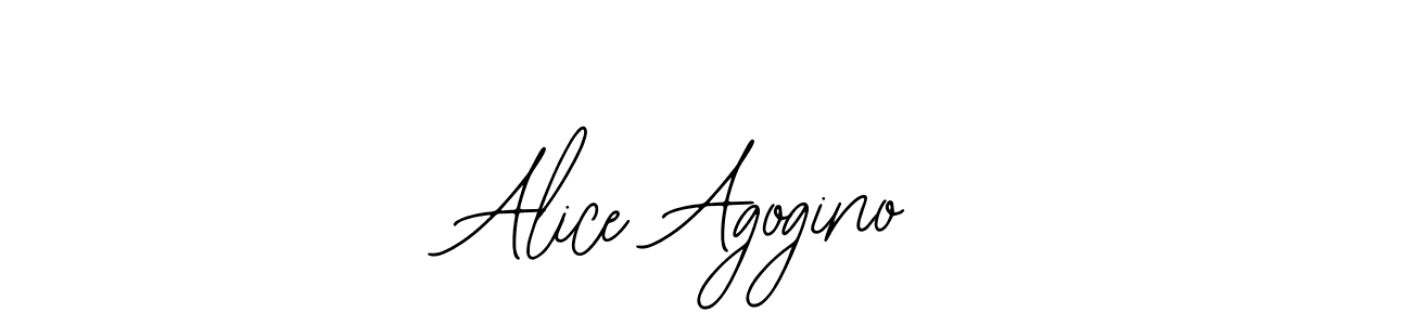 Use a signature maker to create a handwritten signature online. With this signature software, you can design (Bearetta-2O07w) your own signature for name Alice Agogino. Alice Agogino signature style 12 images and pictures png