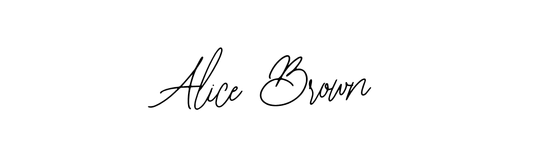 Design your own signature with our free online signature maker. With this signature software, you can create a handwritten (Bearetta-2O07w) signature for name Alice Brown. Alice Brown signature style 12 images and pictures png