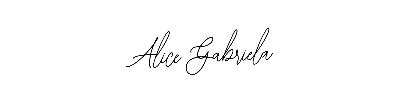 if you are searching for the best signature style for your name Alice Gabriela. so please give up your signature search. here we have designed multiple signature styles  using Bearetta-2O07w. Alice Gabriela signature style 12 images and pictures png