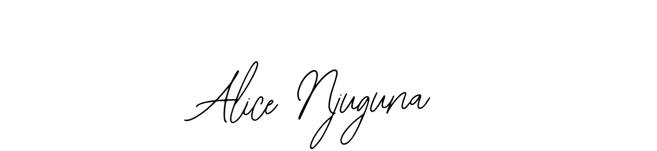 Use a signature maker to create a handwritten signature online. With this signature software, you can design (Bearetta-2O07w) your own signature for name Alice Njuguna. Alice Njuguna signature style 12 images and pictures png