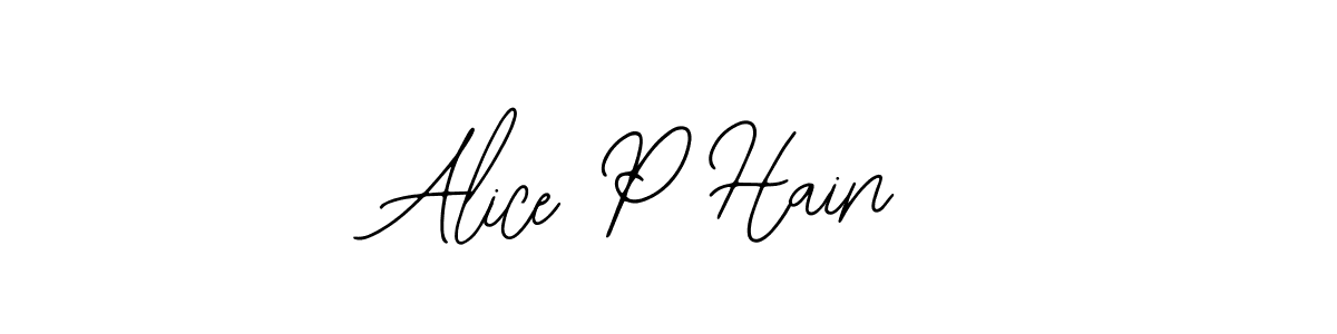 You can use this online signature creator to create a handwritten signature for the name Alice P Hain. This is the best online autograph maker. Alice P Hain signature style 12 images and pictures png