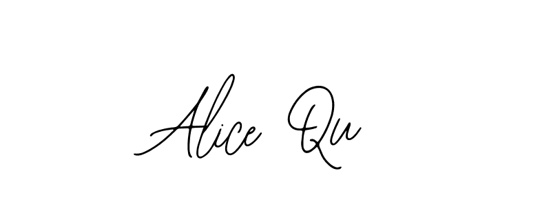 The best way (Bearetta-2O07w) to make a short signature is to pick only two or three words in your name. The name Alice Qu include a total of six letters. For converting this name. Alice Qu signature style 12 images and pictures png