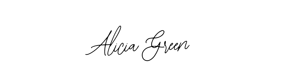 How to make Alicia Green signature? Bearetta-2O07w is a professional autograph style. Create handwritten signature for Alicia Green name. Alicia Green signature style 12 images and pictures png