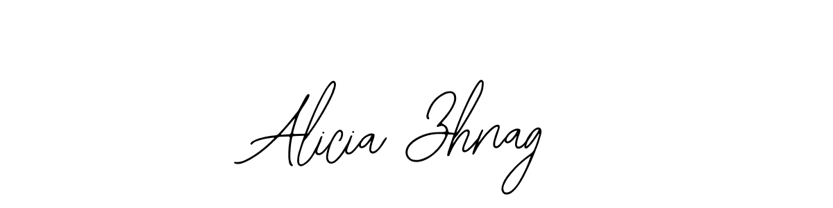 Also You can easily find your signature by using the search form. We will create Alicia Zhnag name handwritten signature images for you free of cost using Bearetta-2O07w sign style. Alicia Zhnag signature style 12 images and pictures png