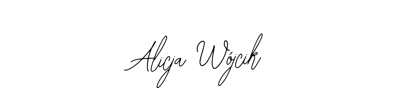 Create a beautiful signature design for name Alicja Wójcik. With this signature (Bearetta-2O07w) fonts, you can make a handwritten signature for free. Alicja Wójcik signature style 12 images and pictures png