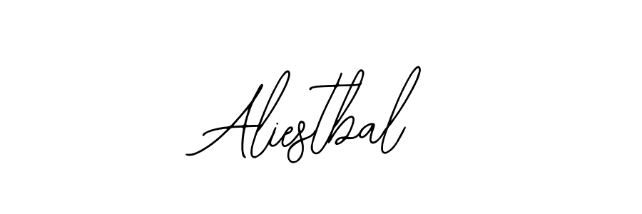 Design your own signature with our free online signature maker. With this signature software, you can create a handwritten (Bearetta-2O07w) signature for name Aliestbal. Aliestbal signature style 12 images and pictures png