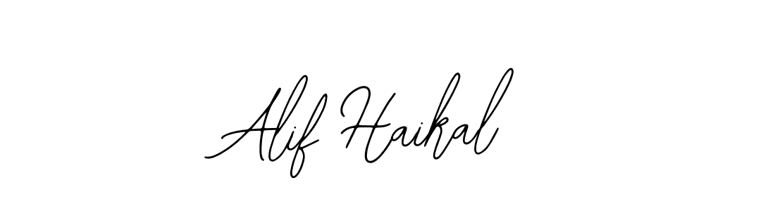 How to Draw Alif Haikal signature style? Bearetta-2O07w is a latest design signature styles for name Alif Haikal. Alif Haikal signature style 12 images and pictures png