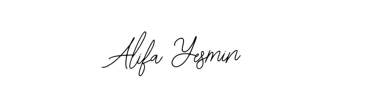 How to Draw Alifa Yesmin signature style? Bearetta-2O07w is a latest design signature styles for name Alifa Yesmin. Alifa Yesmin signature style 12 images and pictures png