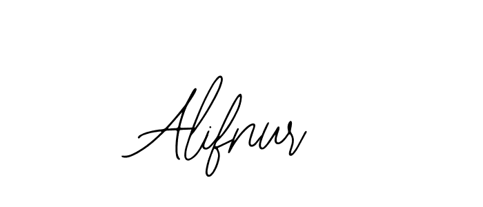 You should practise on your own different ways (Bearetta-2O07w) to write your name (Alifnur) in signature. don't let someone else do it for you. Alifnur signature style 12 images and pictures png