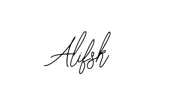 How to make Alifsk name signature. Use Bearetta-2O07w style for creating short signs online. This is the latest handwritten sign. Alifsk signature style 12 images and pictures png